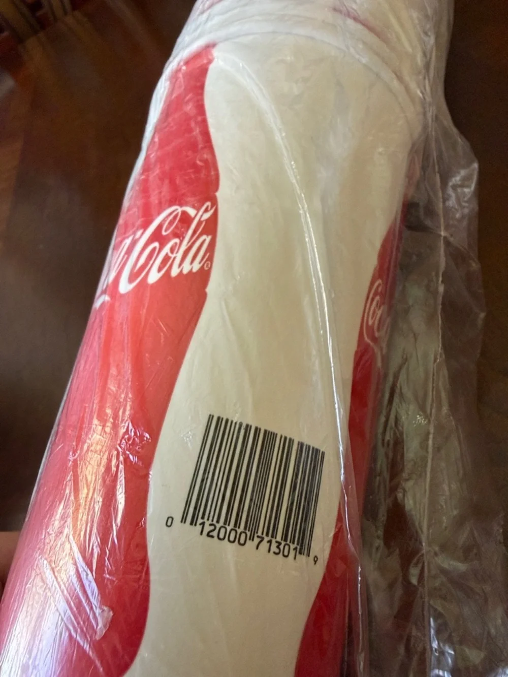Coca Cola White paper Disposable 25 Cups sleeve with Red Bottle Design 32oz